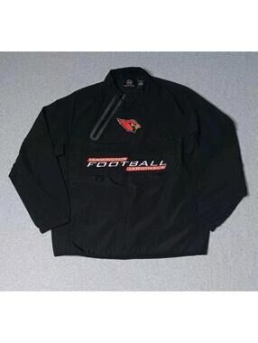 X-grain Sportswear Windbreaker Partial Zip Up Jacket Mens Size Small Black...